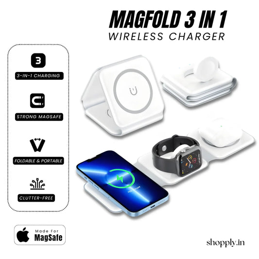 MagFold® 3 in 1 Wireless Charger