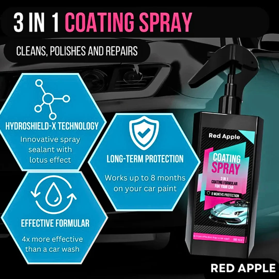 Coating Spray & Foam Car Cleaner (Combo)