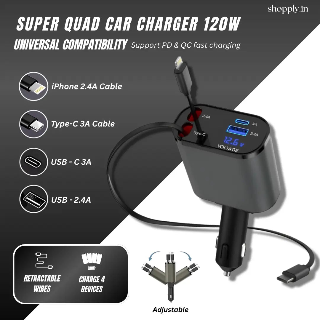Super Quad Charger 120W